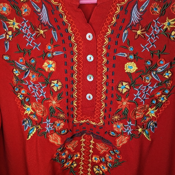 64 sixty-five Embroidered tunic top - Picture 2 of 6